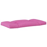 vidaXL Coussins de palette lot de 2 rose tissu Oxford