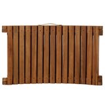 vidaXL Chaises longues et coussins 2Pièces Crème blanc Bois massif acacia