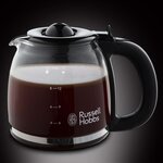 Russell hobbs cafetière colours plus rouge flamme 1100 w 1 25 l