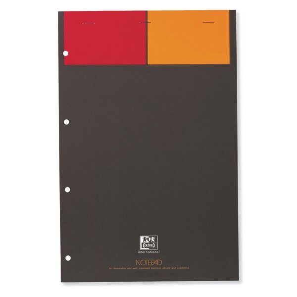 Bloc NOTEPAD  - A4+ 21 x 32 cm, 80 feuilles, blanc ligné 6 mm