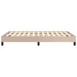 vidaXL Cadre de lit Cappuccino 120x200 cm Similicuir