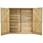 vidaXL Abri à outils de jardin 163x50x171 cm Pinède imprégnée
