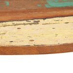 vidaXL Dessus de table rond 50 cm 15-16 mm Bois de récupération