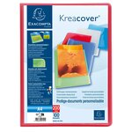 Protège-documents En Polypropylène Semi-rigide Kreacover® Chromaline 200 Vues - A4 - Couleurs Assorties - X 8 - Exacompta