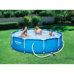 Bestway piscine "sirocco" ronde bleu 305 cm