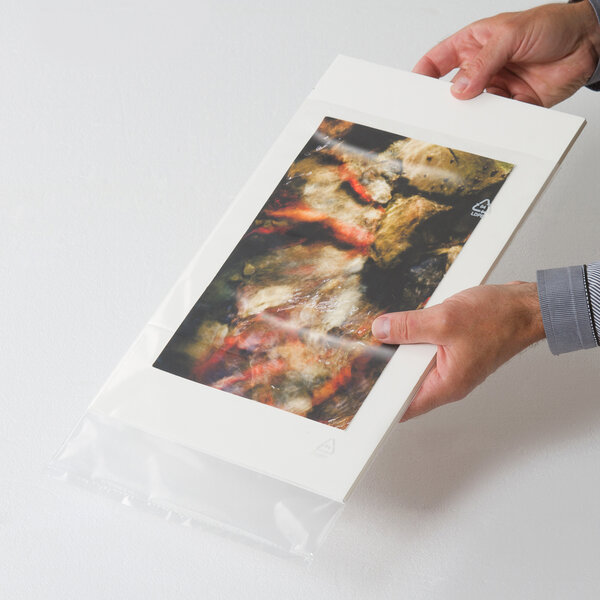 Lot de 100 sachets plastiques sans fermeture 250x400mm épaisseur standard 50µ