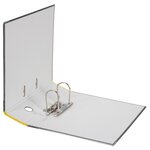 Classeur À Levier Papier Marbré A4 Recycling - Gris-dos Jaune - X 20 - Falken