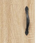 vidaXL Meuble TV chêne sonoma 150x30x50 cm bois d'ingénierie
