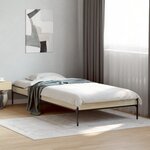vidaXL Cadre de lit sans matelas chêne sonoma 75x190 cm