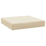 vidaXL Coussins de palette lot de 3 beige tissu oxford