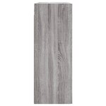 vidaXL Armoires murales 2 Pièces sonoma gris bois d'ingénierie