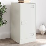 vidaXL Buffet blanc 34 5x39x73 cm acier