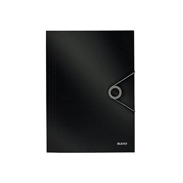 chemise à élastique Solid, A4, pp, noir LEITZ
