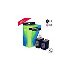 Compatible HP 21 Pack 6 Cartouches Noir  cyan  magenta  jaune (SD367AE)