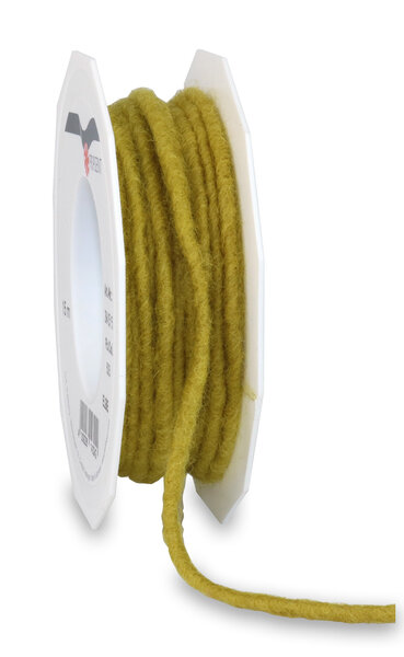 Cordolette coton elbe 15-m-rouleau 5 mm jaune sénevé
