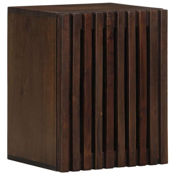 vidaXL Armoire murale de salle de bain 38x34x48cm brun manguier massif