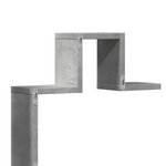 vidaXL Étagère murale gris béton 104 5x10x43 cm bois d'ingénierie