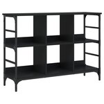 vidaXL Buffet noir 102x32x73 5 cm bois d'ingénierie
