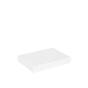 Boîte ultra-plate aimantée luxe blanc mat A5
