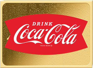 Pièce de monnaie en Or 3000 Francs g 0.062 (1/500 oz) Millésime 2023 Through the Decades DRINK COCA COLA