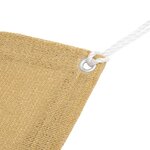vidaXL Tapis de tente sable 400x700 cm PEHD