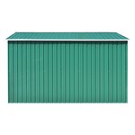 vidaXL Abri de jardin 257x298x178 cm Métal Vert