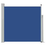 vidaXL Auvent latéral rétractable de patio 170x300 cm Bleu