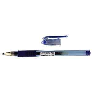 Stylo à bille G1 GRIP pointe large encre gel bleue x 12 PILOT