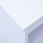 vidaXL Bureau pour enfants Inclinable Blanc