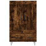 vidaXL Buffet haut chêne fumé 69 5x31x115 cm bois d'ingénierie