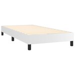 vidaXL Cadre de lit Blanc 80x200 cm Similicuir