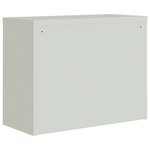 vidaXL Classeur gris clair 90x40x110 cm acier
