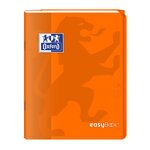 Cahier EASYBOOK Agrafé 17x22cm 96 pages grands carreaux 90g Couleurs aléatoires OXFORD