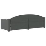 vidaXL Lit de repos gris foncé 80x200 cm tissu