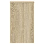 vidaXL Supports pour plantes 2 Pièces chêne sonoma bois d'ingénierie