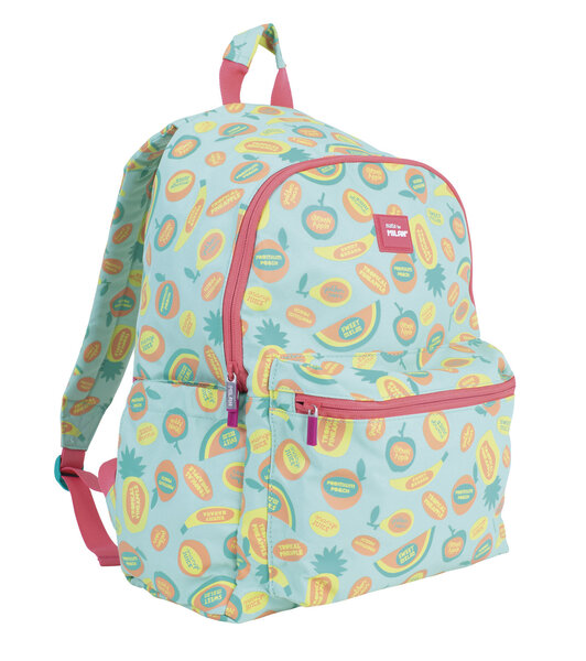 Sac à dos urbain classique 2 fermetures éclair (22 l) Frutikis