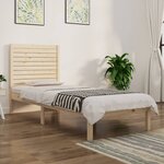 vidaXL Cadre de lit bois massif 90x190 cm simple