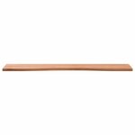 vidaXL Dessus de bureau 80x(36-40)x1 5 cm bois massif de hêtre