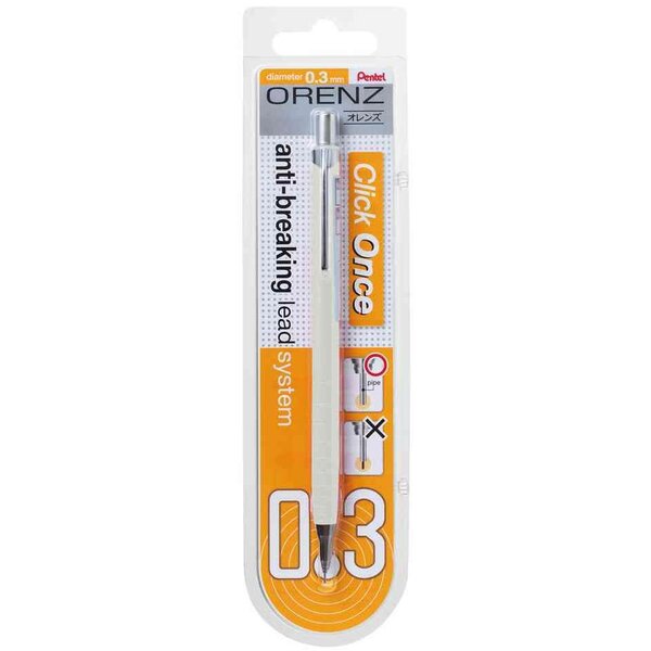 Porte-mines ORENZ  0 3 mm  blanc PENTEL