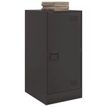 vidaXL Buffet noir 34 5x39x73 cm acier