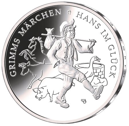 Pièce de monnaie 20 euro Allemagne 2023 F argent BE – Jean le chanceux