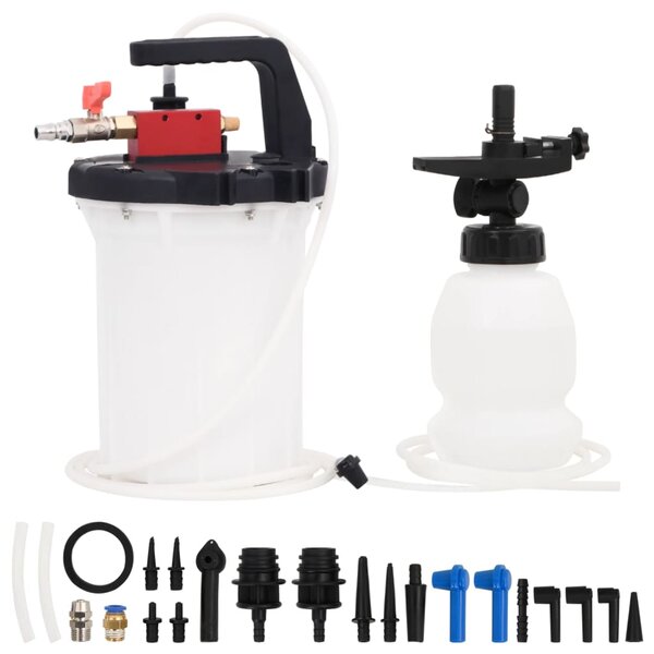 vidaXL Purgeur de frein blanc et noir 3 L
