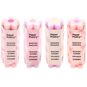 Gomme longue rose fleur Sakura  Printemps Japonais