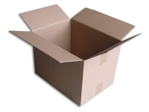 Lot de 10 boîtes carton (n°46a) format 350x260x250 mm