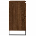 vidaXL Buffets 2 Pièces chêne marron bois d'ingénierie