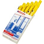 Marqueur Permanent 2000C Corps Alu Jaune Pointe Ronde 1 5-3 mm x 10 EDDING