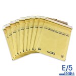 Lot de 50 Enveloppes à bulles PRO+ MARRON E/5 format 210x265 mm