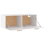 vidaXL Armoire murale Blanc 100x36 5x35 cm Bois d'ingénierie