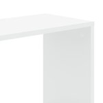 vidaXL Bibliothèque 5 niveaux blanc 80 5x23 5x162 5 cm bois ingénierie