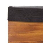 vidaXL Jardinière 45x45x45 cm bois massif d'acacia